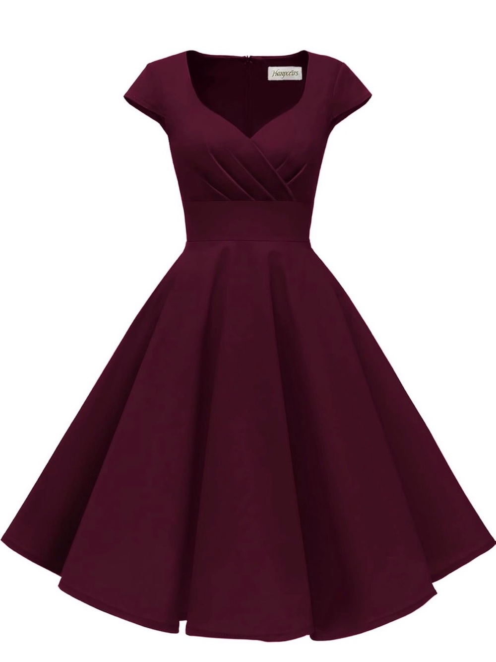 Hanpceirs Cap Sleeve NEW Vintage Inspired Cocktail Swing Dresses with Pockets 3X